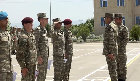 Əlahiddə Ümumqoşun Ordunun hərbi qulluqçuları arasında idman yarışları keçirilir