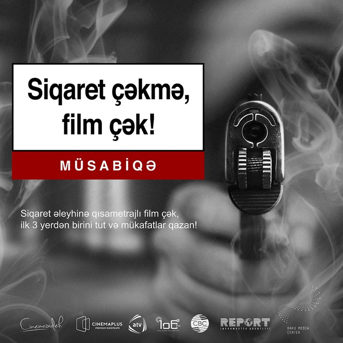 Azerbaijan announces Flick a film, not cigarette short film contest