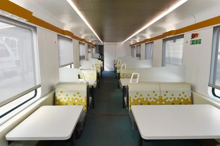 President Ilham Aliyev viewed passenger train to run on Baku-Tbilisi- Kars railway route