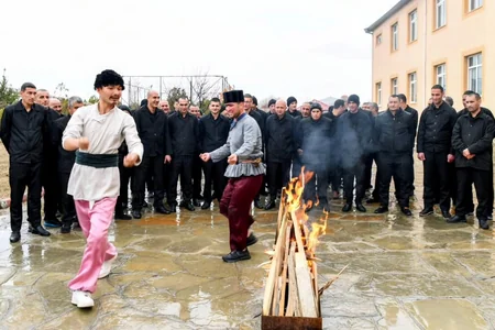 Naxçıvanda məhkumlar üçün bayram şənliyi təşkil edilib