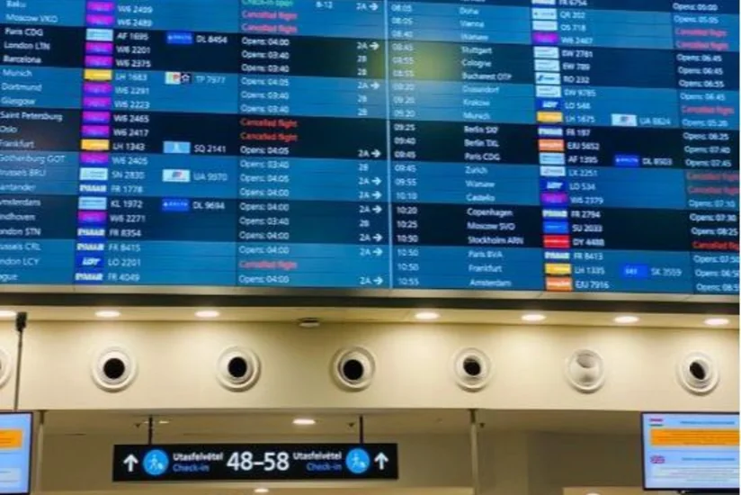 Авиарейс из Венгрии в Азербайджан отложен, азербайджанцы оказались в сложной ситуации - ФОТО