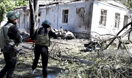Results of recent attacks on Ukraine - PHOTOS