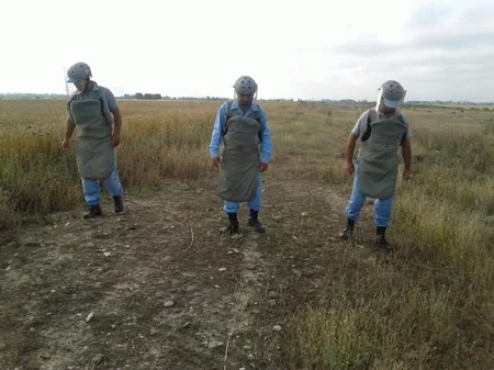 Füzuli və Tərtərdə partlamamış hərbi sursat aşkar edilib - FOTO