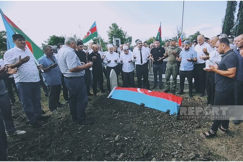 Ağdaşda Birinci Qarabağ müharibəsinin şəhidi Yasin Əbdürəhmanov dəfn edilib - YENİLƏNİB
