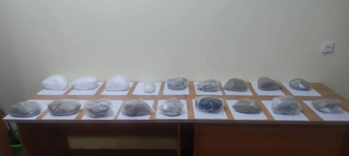 İrandan Azərbaycana 26 kq narkotik keçirilməsinin qarşısı alınıb