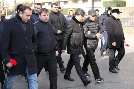 Cüdo Federasiyasının rəhbərliyi və kollektivi Şəhidlər Xiyabanını ziyarət edib