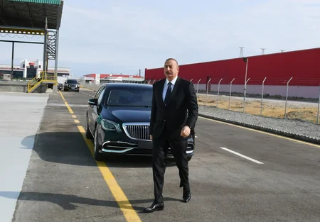 Sumqayıt Kimya Sənaye Parkında “Azmonbat” MMC-nin açılışı olub