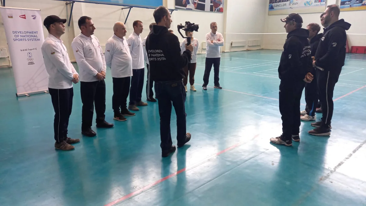 Dünya Badminton Federasiyasının eksperti Qusarda məşqçilərə seminar keçib