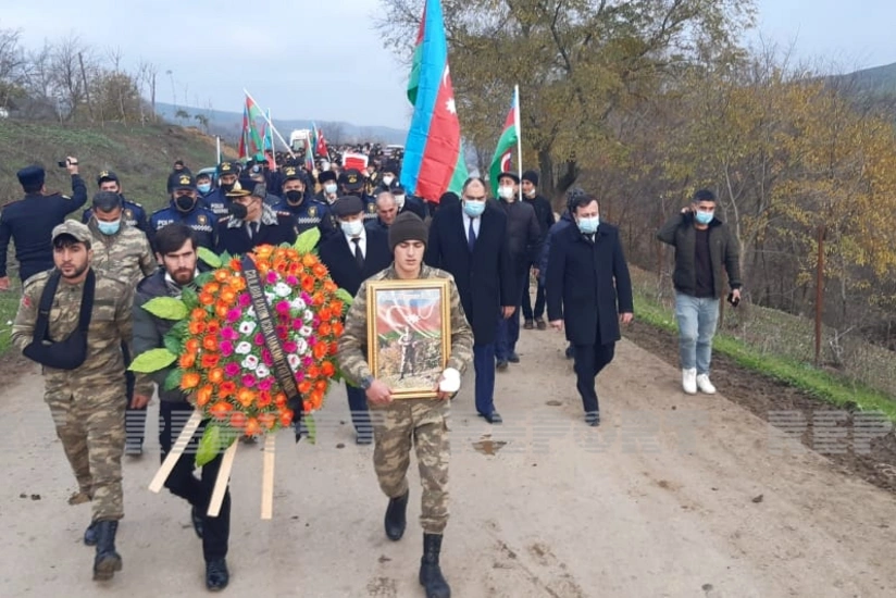 Cəlilabadda şəhid əsgər dəfn edilib