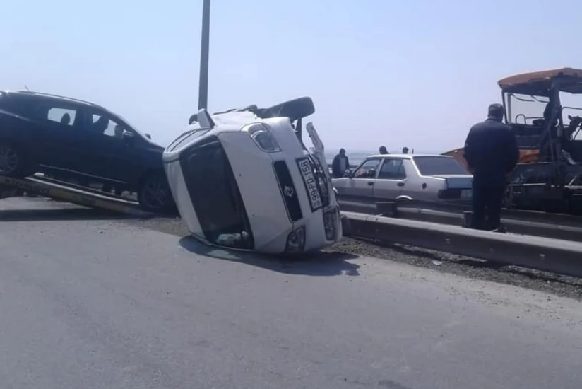 Bakıda yol qəzası baş verib