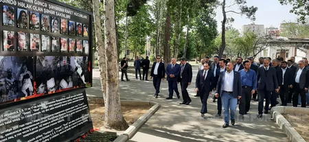 Gürcüstanın din xadimləri Gəncədə səfərdədirlər