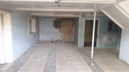 Ermənilərin Tovuzun kəndinə atdığı top mərmisi zərərsizləşdirilməsi üçün götürülüb