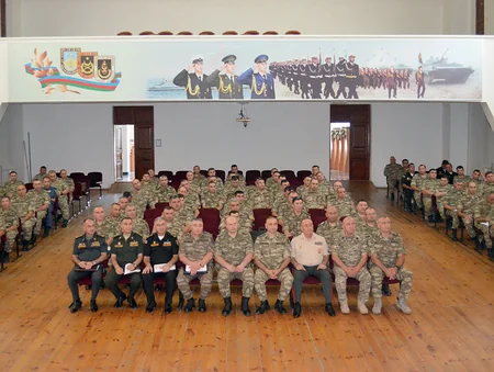 Training-methodological sessions held with officers in Azerbaijani army