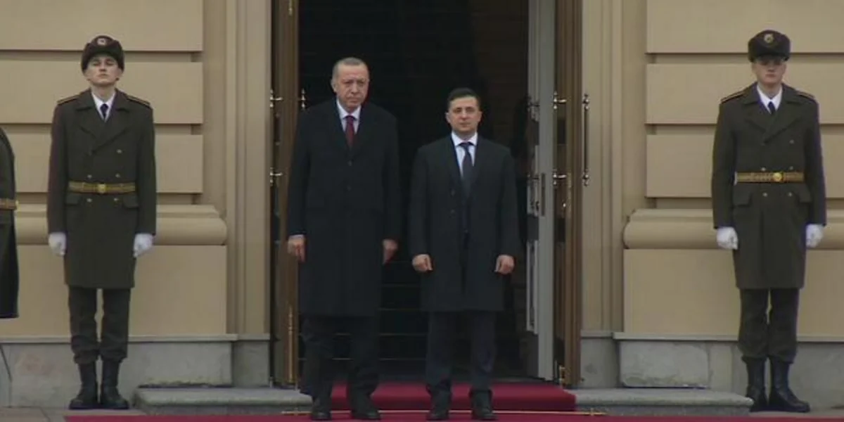 Ərdoğanın Ukraynaya səfəri başlayıb