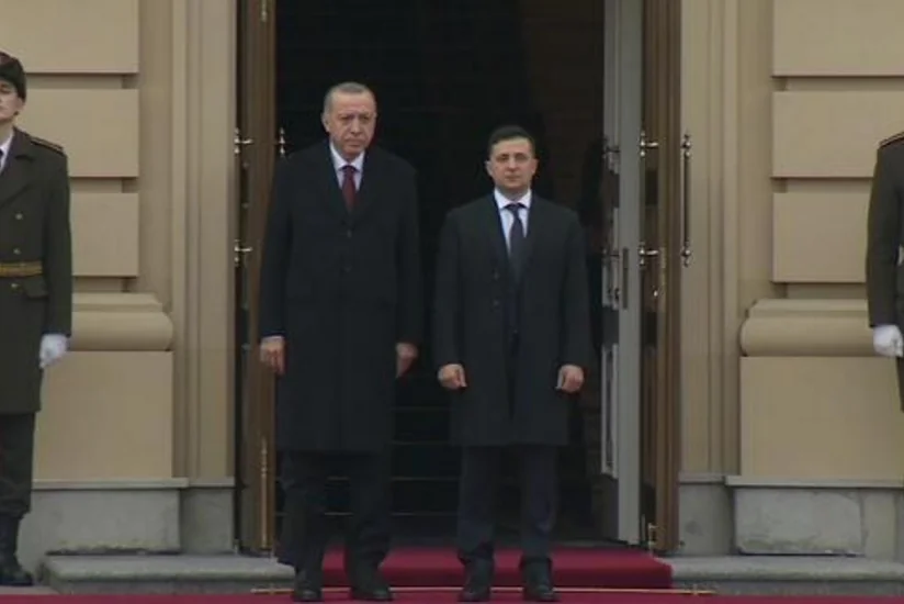 Ərdoğanın Ukraynaya səfəri başlayıb