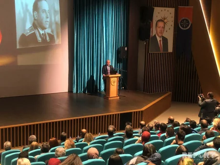 Ardahan Universitetində “Müstəqil Azərbaycan - Heydər Əliyev” mövzusunda konfrans keçirilib - FOTO