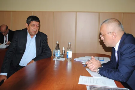 Azərbaycan Dövlət Su Ehtiyatları Agentliyinin sədri Göyçayda vətəndaşlarla görüşüb