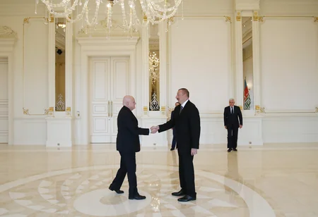 President Ilham Aliyev receives credentials of two incoming ambassadors