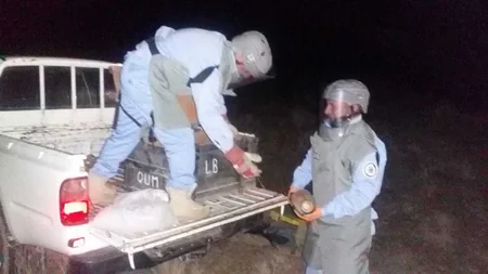 Ağcabədidə 1 ədəd 122 mm-lik top mərmisi aşkar olunub