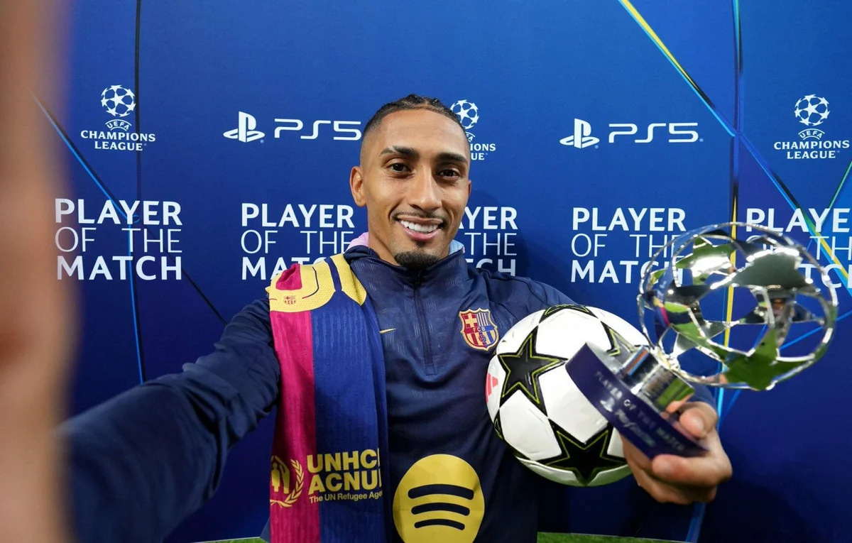 “Barselona”nın futbolçusu Çempionlar Liqasında tarixə düşüb