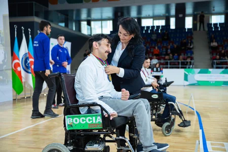 Boccia idman növü üzrə Heydər Əliyev turnirinin qalibləri təltif olunublar