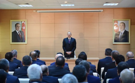 Prezident İlham Əliyev Ceyranbatan Ultrasüzgəcli Sutəmizləyici Qurğular Kompleksinin açılışında iştirak edib