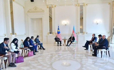 Azərbaycan Prezidenti Malayziyanın Baş Nazirini qəbul edib - YENİLƏNİB