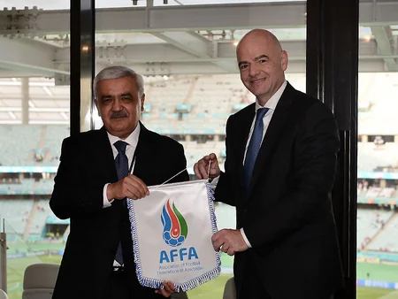 FIFA prezidenti: AFFA ölkədə və regionda futbolu inkişaf etdirəcək