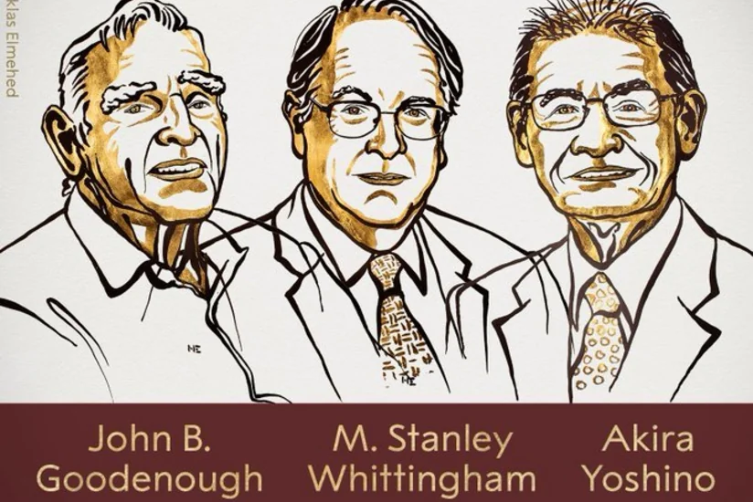 Nobel prize in chemistry awarded for development of lithium-ion batteries