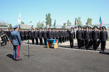 Xidmətə yeni qəbul olunmuş gömrükçülərin andiçmə mərasimi keçirilib