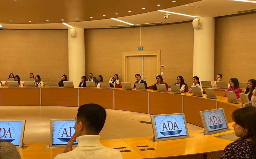 Səfir ADA Universitetində İsrailin xarici siyasətindən danışıb