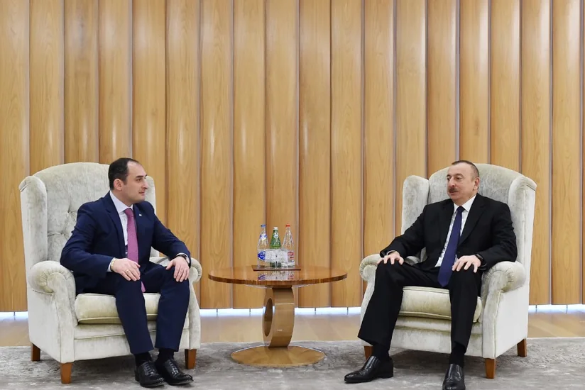 Президент Ильхам Алиев встретился с первым заместителем премьер-министра Грузии - ДОПОЛНЕНО