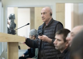 Məhkəmədə Arkadi Qukasyanın Şuşanın işğalından dərhal sonra orada olmasını əks etdirən videomateriallar nümayiş etdirilib