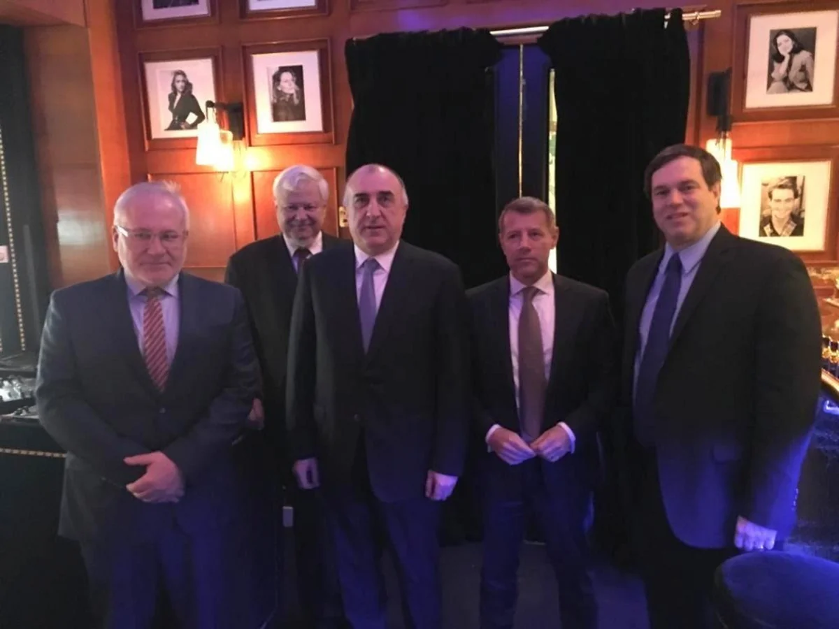 Azerbaijani Foreign Minister meets OSCE Minsk Group co-chairs