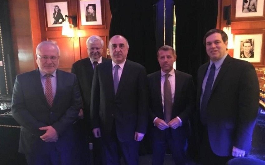 Azerbaijani Foreign Minister meets OSCE Minsk Group co-chairs
