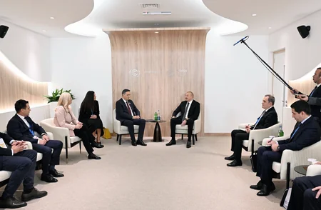Prezident İlham Əliyev Bosniya və Herseqovinanın Rəyasət Heyətinin Sədri və üzvü ilə görüşüb - YENİLƏNİB