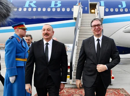 Prezident İlham Əliyev Serbiyada rəsmi səfərdədir
