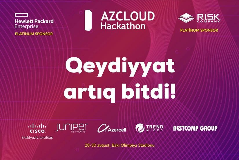 Sabah “AZCLOUD Hackathon 2019”un iştirakçı komandalarının adları açıqlanacaq