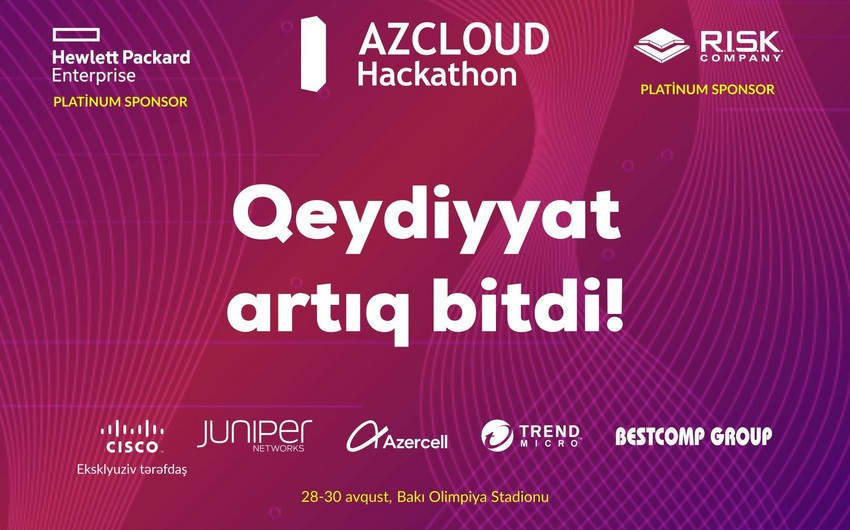 Sabah “AZCLOUD Hackathon 2019”un iştirakçı komandalarının adları açıqlanacaq