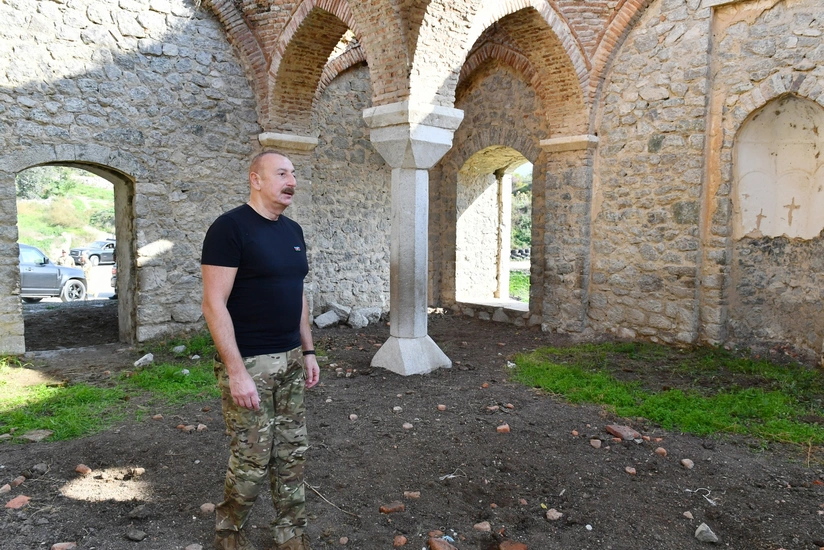 Prezident İlham Əliyev Şuşa rayonunun Malıbəyli kəndində olub - YENİLƏNİB