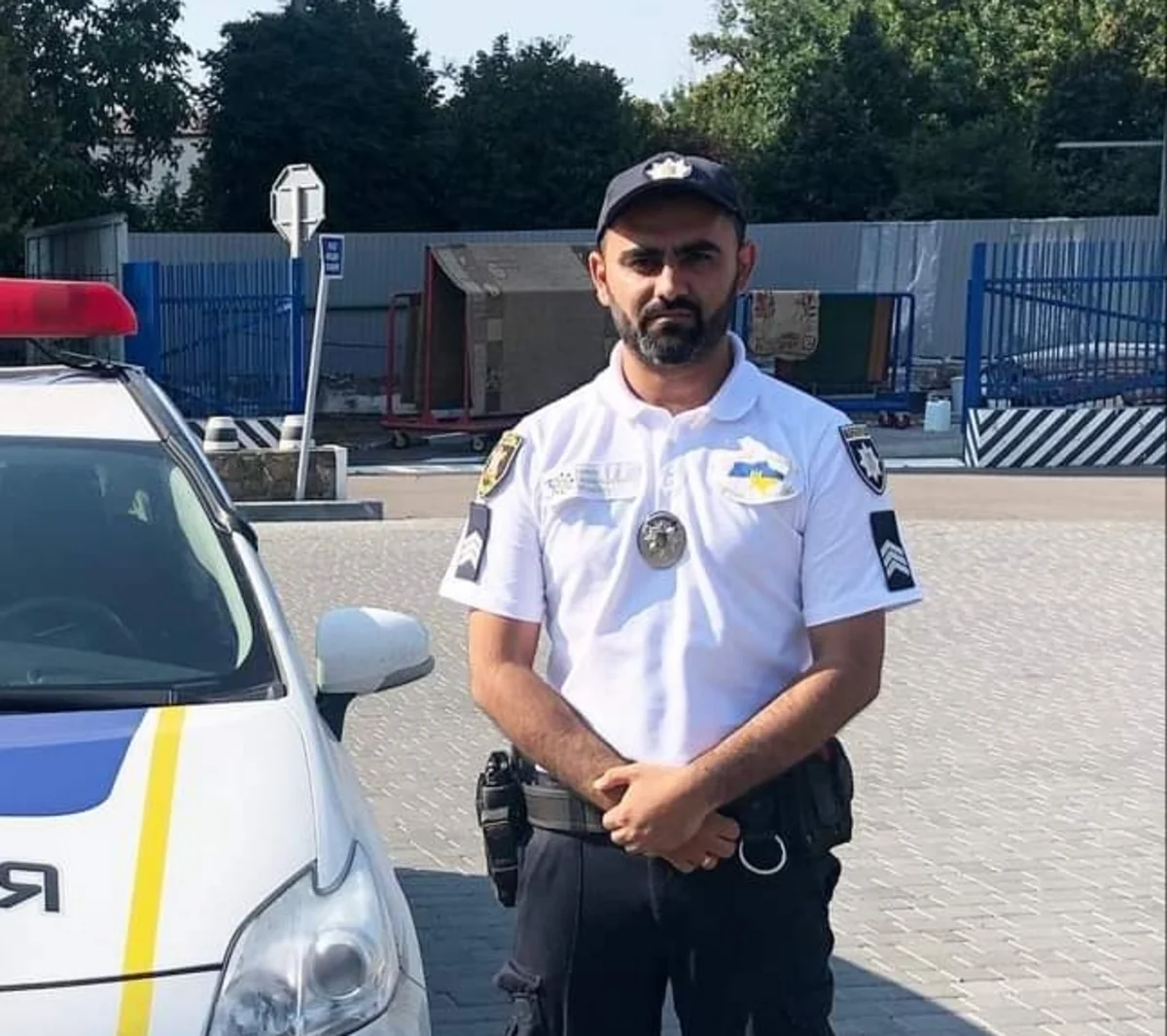 Ukrayna Milli Polisinin azərbaycanlı zabiti soydaşlarımıza müraciət edib