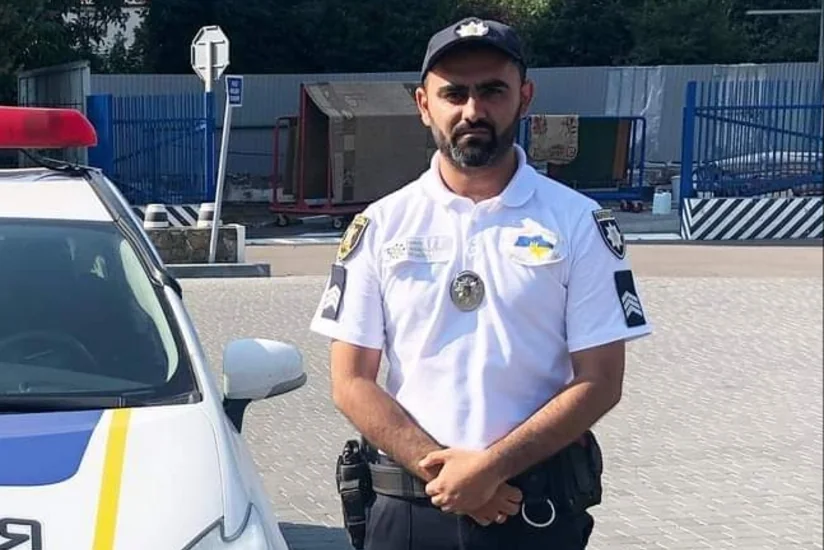 Офицер-азербайджанец Национальной полиции Украины обратился к своим землякам