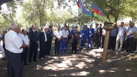 Ağsunun beş kəndinə ilk dəfə qaz verilib