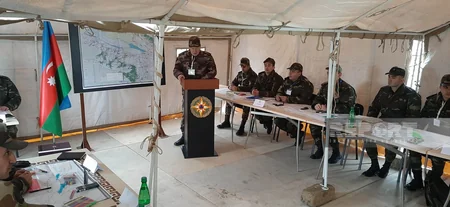 FHN Baş əməliyyat idarəsinin təşkilatçılığı ilə komanda-qərargah təlimi keçirilib