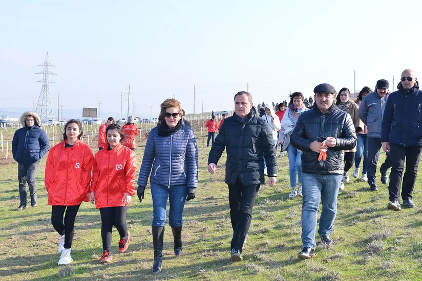 Təhsil Nazirliyi ağacəkmə aksiyası keçirib