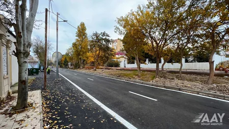Bakının Cavanşir küçəsi təmir edilib