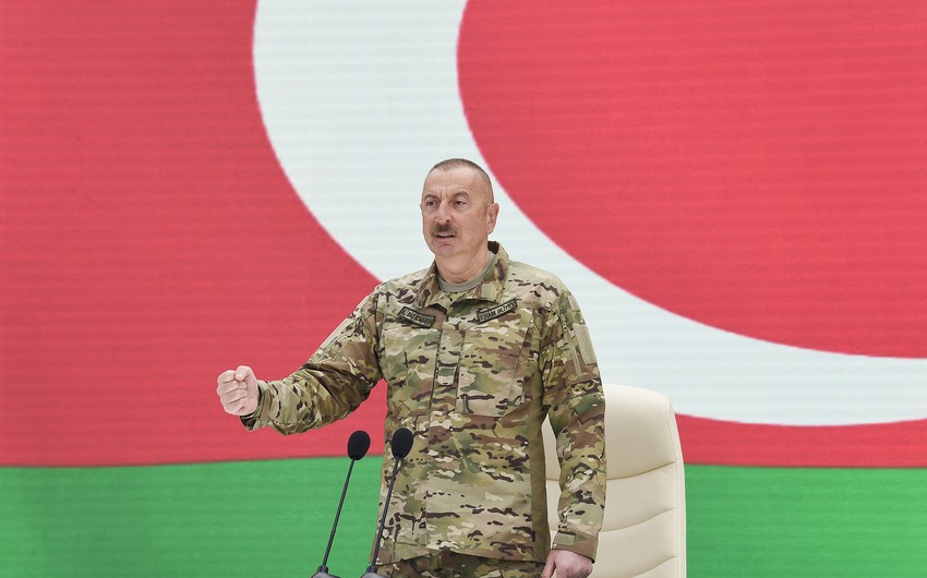Prezident: “Müharibə gedə-gedə bizə qarşı sanksiyalar tətbiq etmək istəyirdilər”