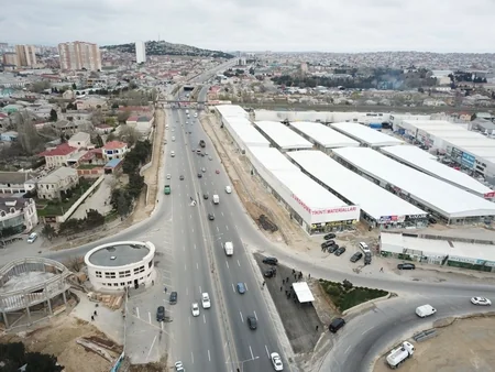 Prezident Bakı-Sumqayıt yolunun genişləndirilməsi  çərçivəsində görülən işlərlə tanış olub - YENİLƏNİB