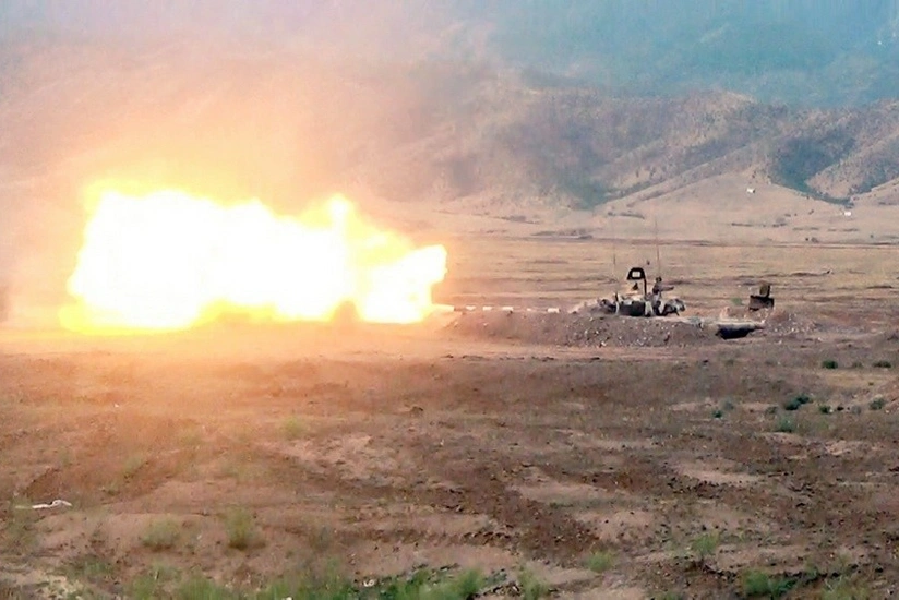 Training exercises conducted in the Army Corps in frontline zone