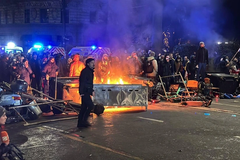 Georgian police detained 22 protesters on December 3